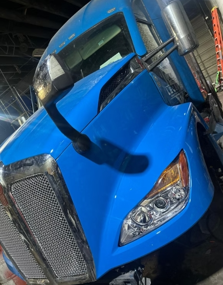 Kenworth after collision repair and paint